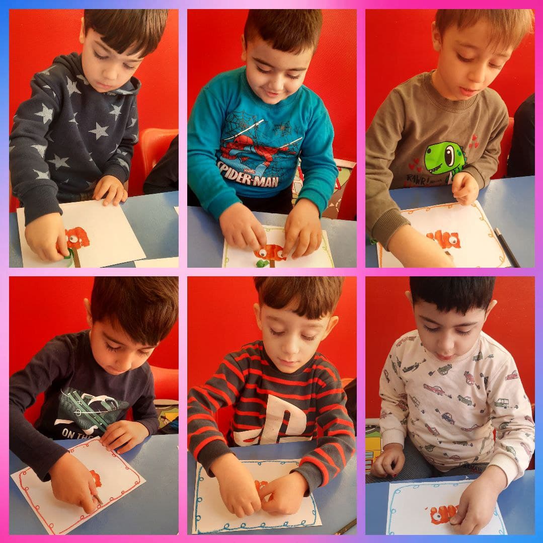 کاردستی و کلاژ — مهد کودک ایده — تصویر 1
